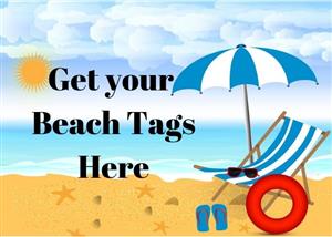 Get Your Beach Tags Here